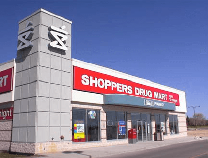 Completed Shoppers Drug Mart retail project