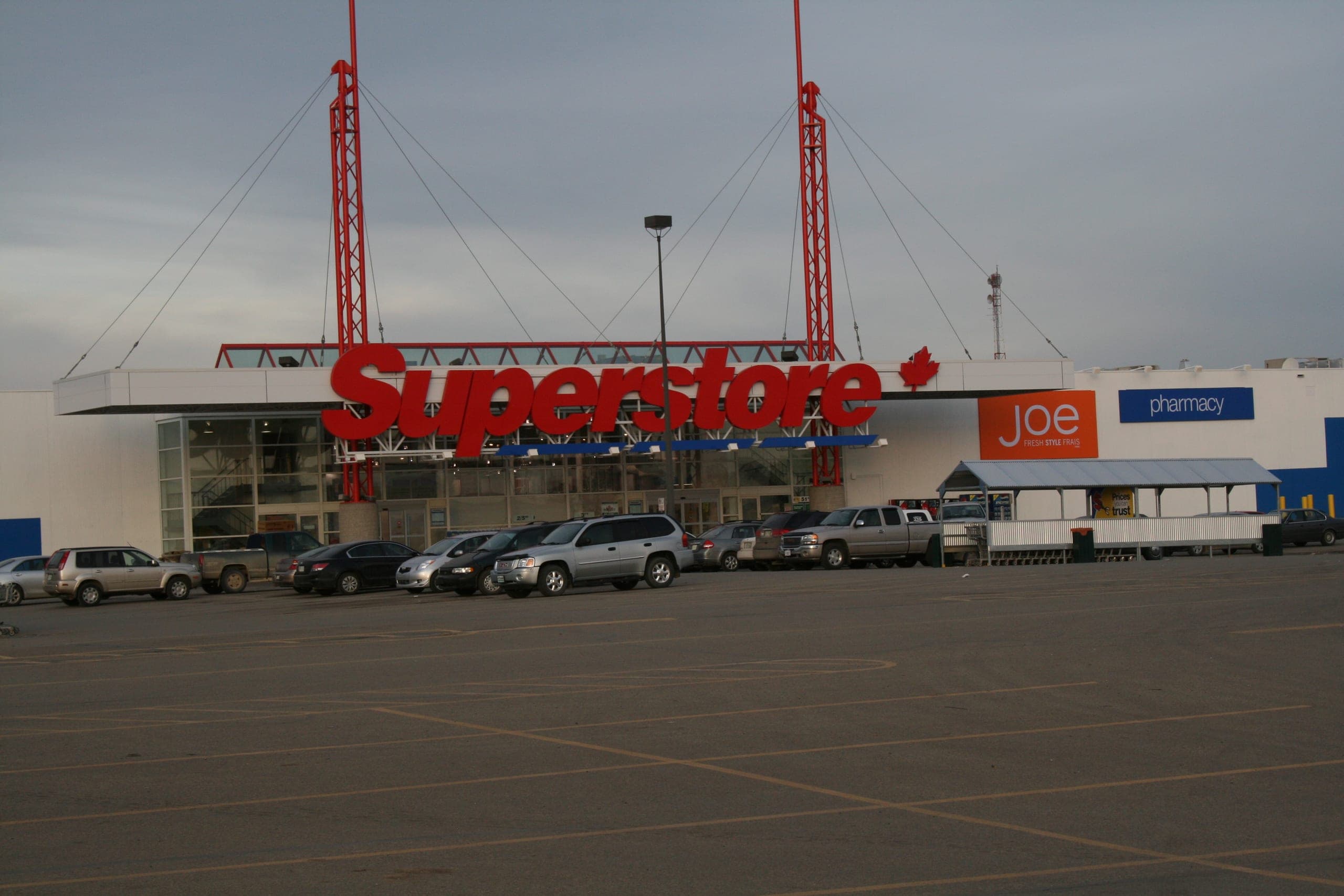 Exterior view of the Yorkton Superstore project